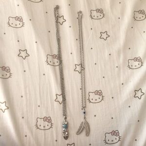 To feather necklaces